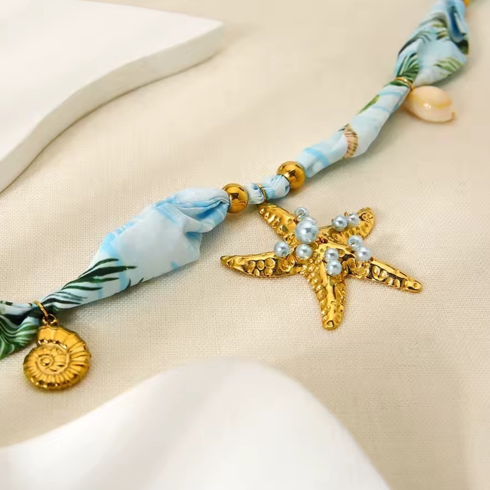Coastal Grace Pearl Silk Necklace - Picture 8 of 10